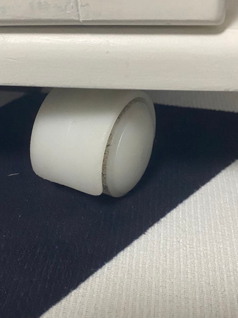 ロココ♦️便利な ライディングデスク タイル天板♦️アンティーク調 キッチンワゴン