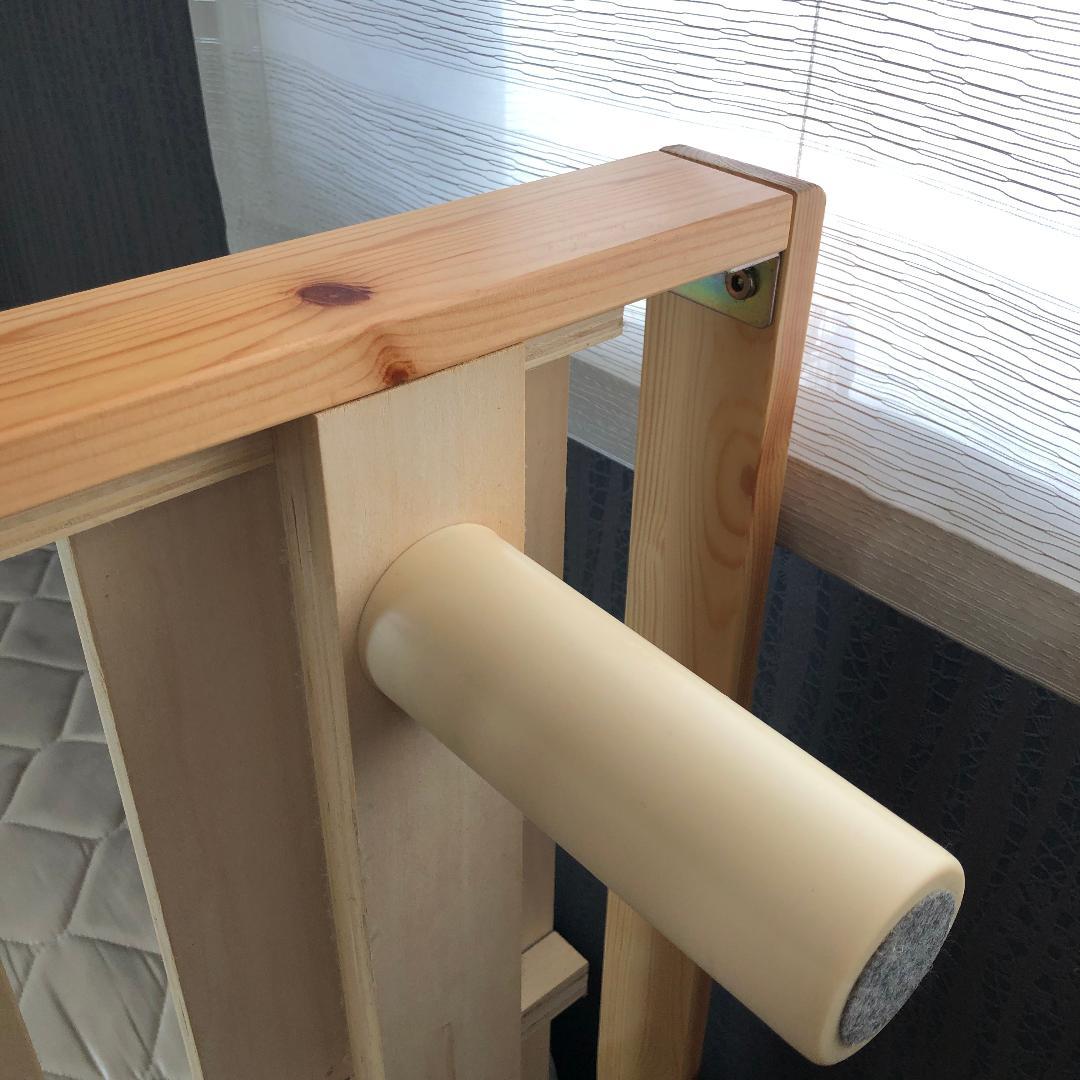 ニトリ セミダブル 脚付きベッド (セレナSD 6本脚付すのこベッド)-2