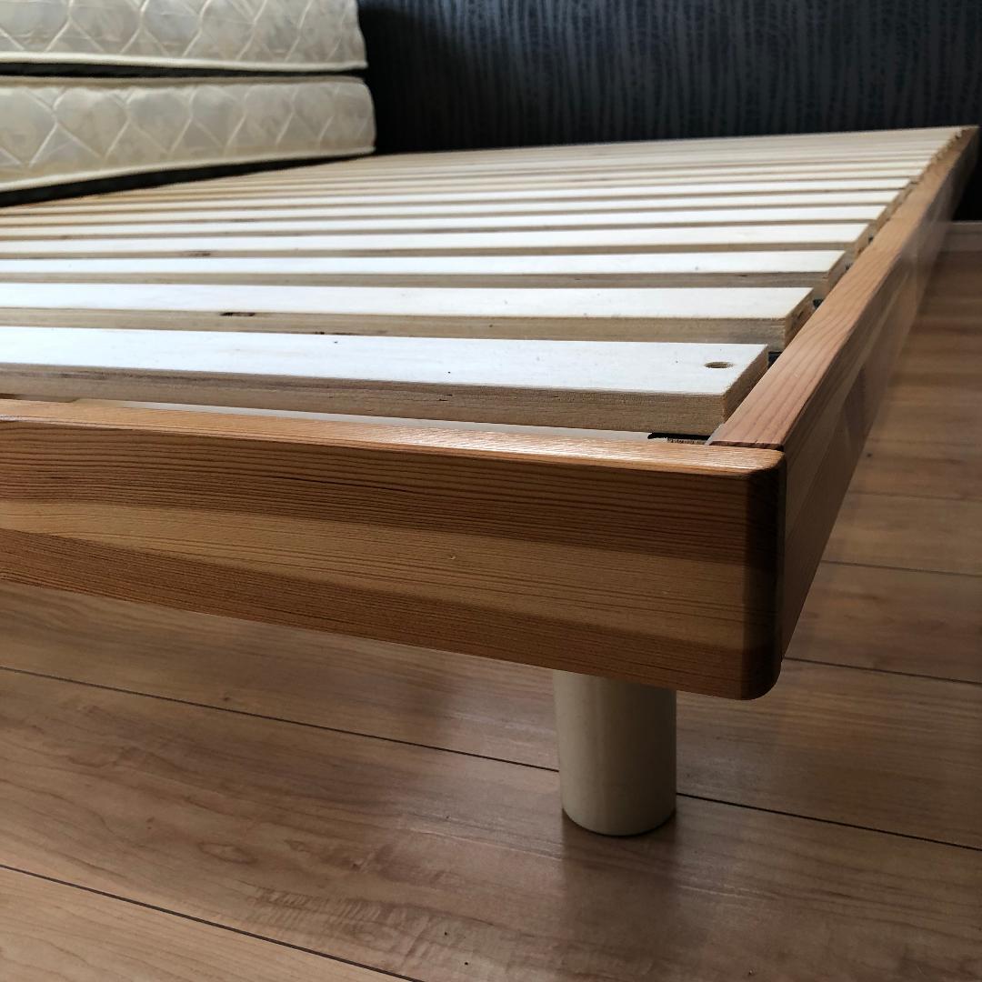 ニトリ セミダブル 脚付きベッド (セレナSD 6本脚付すのこベッド)-2