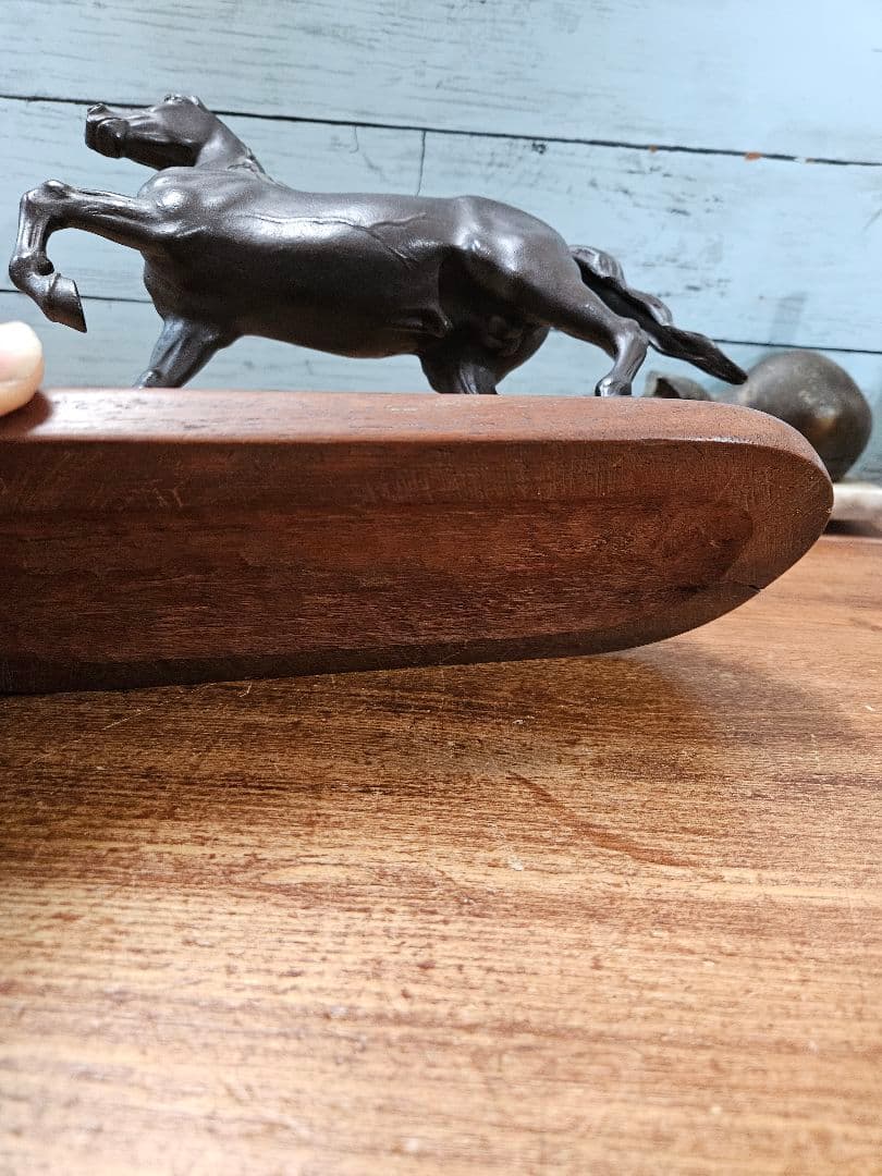 後藤貞行 在銘 馬の銅像 ブロンズ像 置物 錦馬 オブジェ 彫刻 美術品