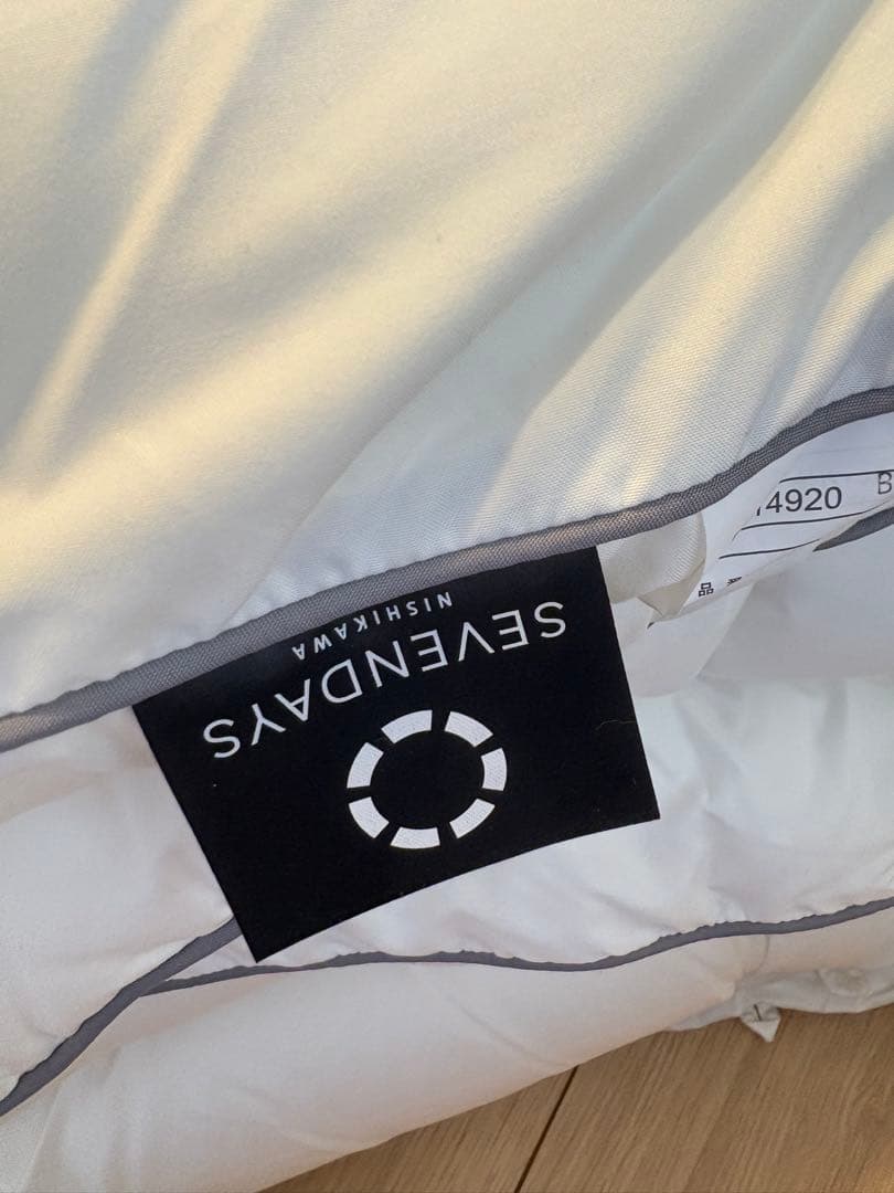 【未使用】西川★掛け布団★掛け布団★ダブル★ホワイト★Amazon★セブンデイズ