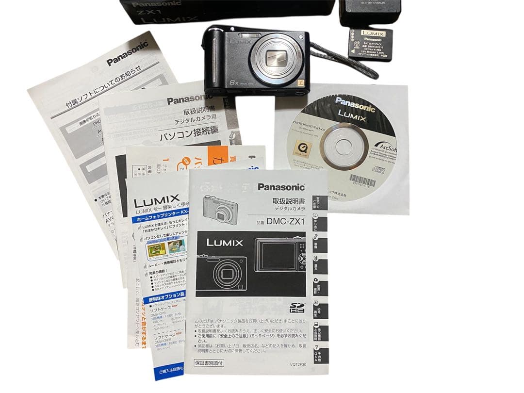 LUMIX デジカメ DMC-ZX1 コンパクトデジタルカメラ　ブラック