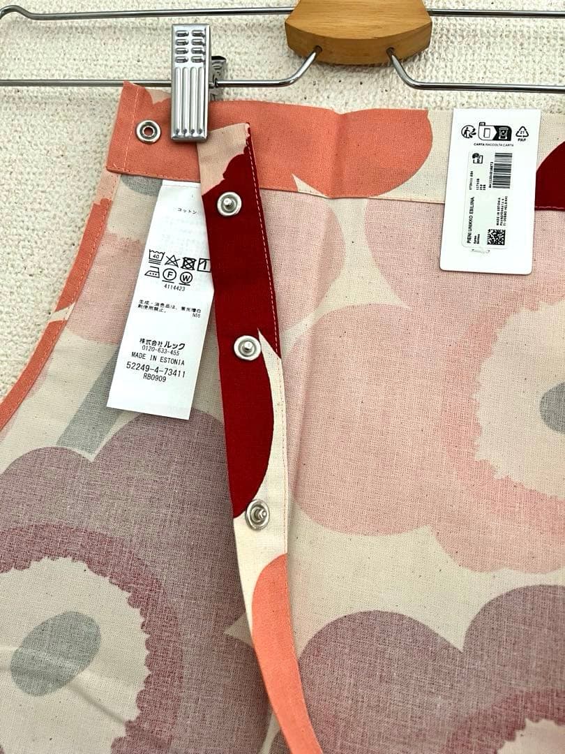 ♪新品未使用　マリメッコ　marimekko エプロン　ウニッコ　人気完売品♪