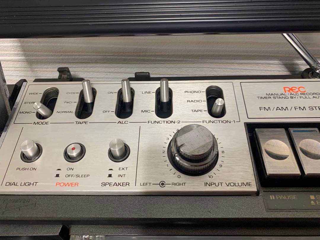 整備品Sanyo サンヨー MR-9600 ラジカセ ラジオ　昭和レトロ 希少品