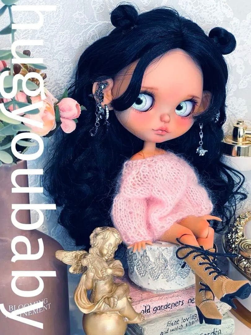 アイシードールカスタム　褐色ドールメリア♡首傾げ加工♡パテ盛り