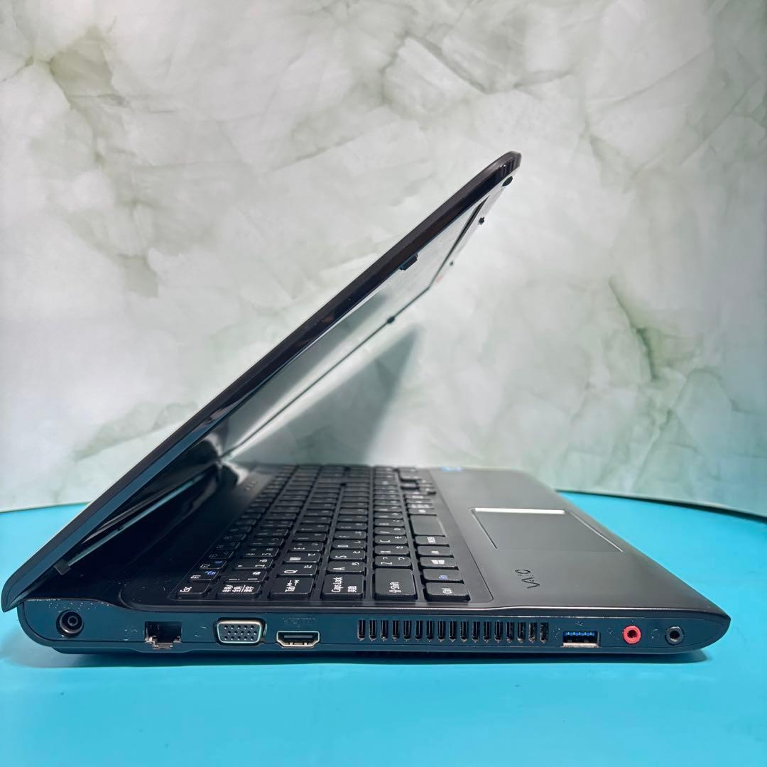 i7＆新品SSD★メモリ8GB★VAIOノートPC★Webカメラ付★オフィス付