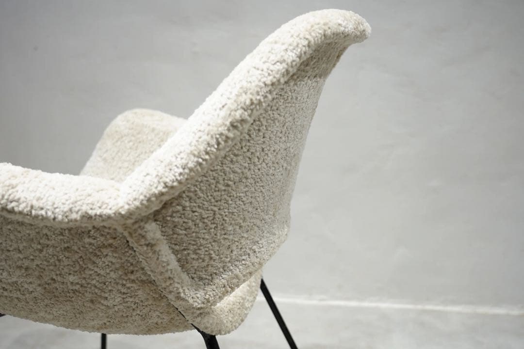 フランス　ビンテージ　アームチェア　60s’ 1人掛け椅子　アイアン