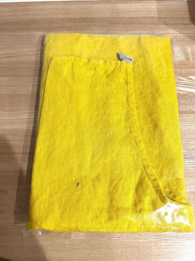 最終値下げ！TODAY'S SPECIAL リネンエプロン イエロー