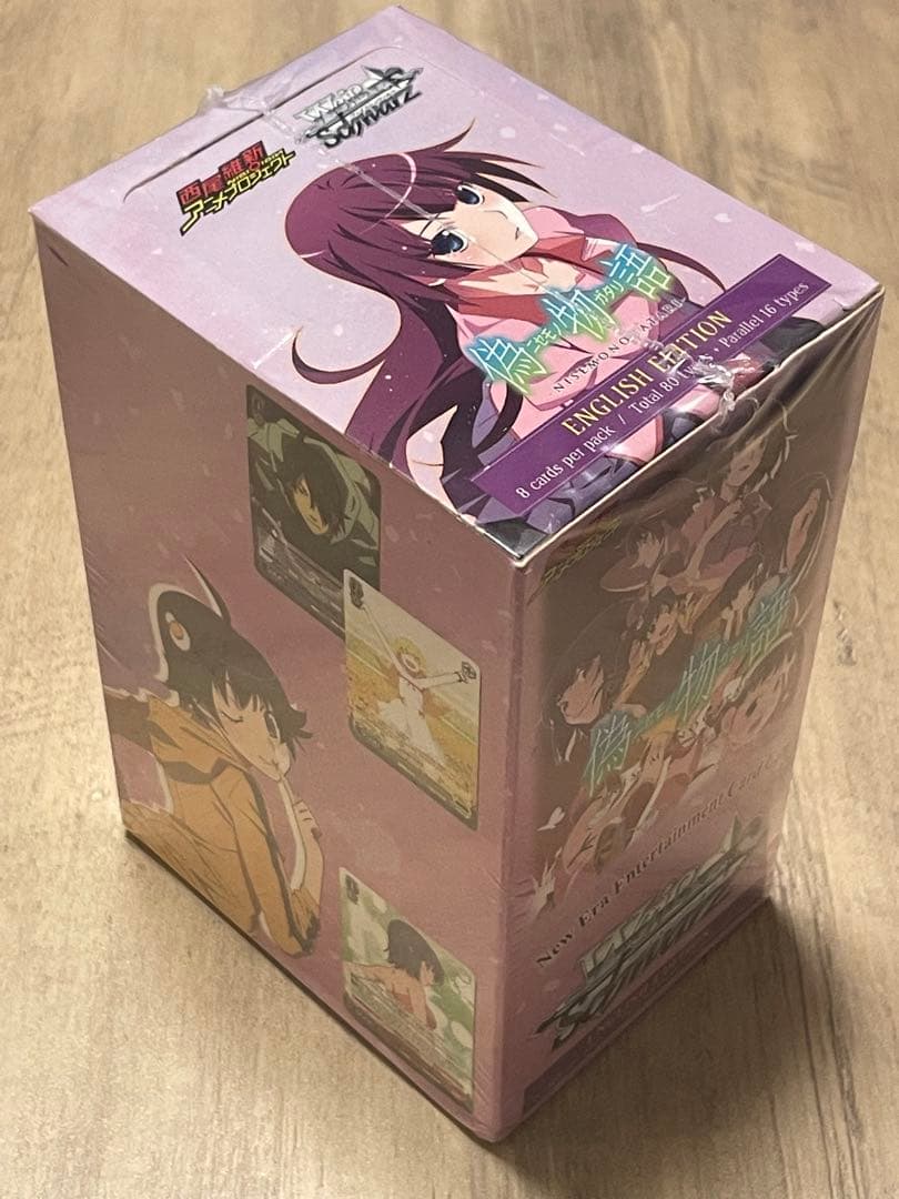 ヴァイスシュヴァルツ WS 英語 ボックス 偽物語 新品未開封 シュリンク付