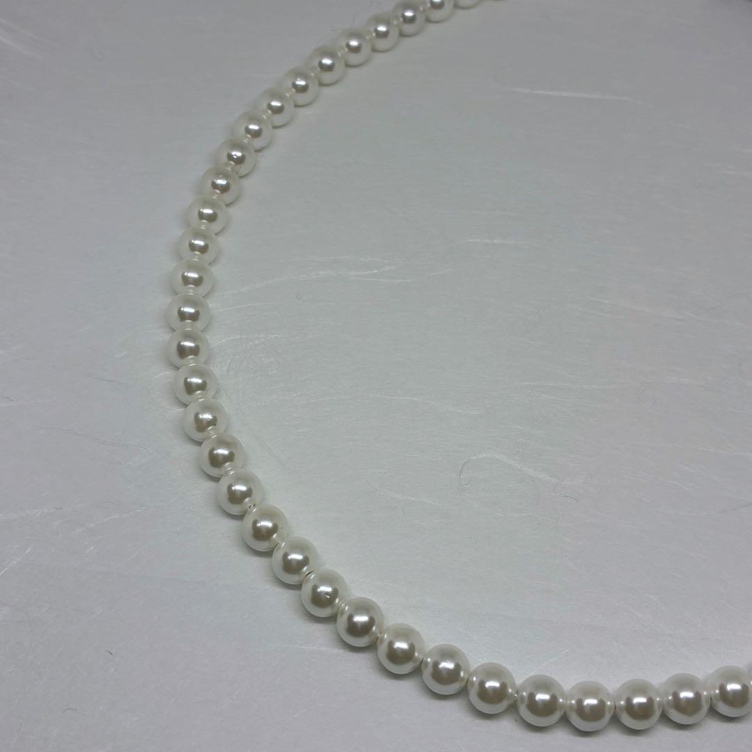 貝パール丸6mmネックレス38cm 冠婚葬祭　安産　母性
