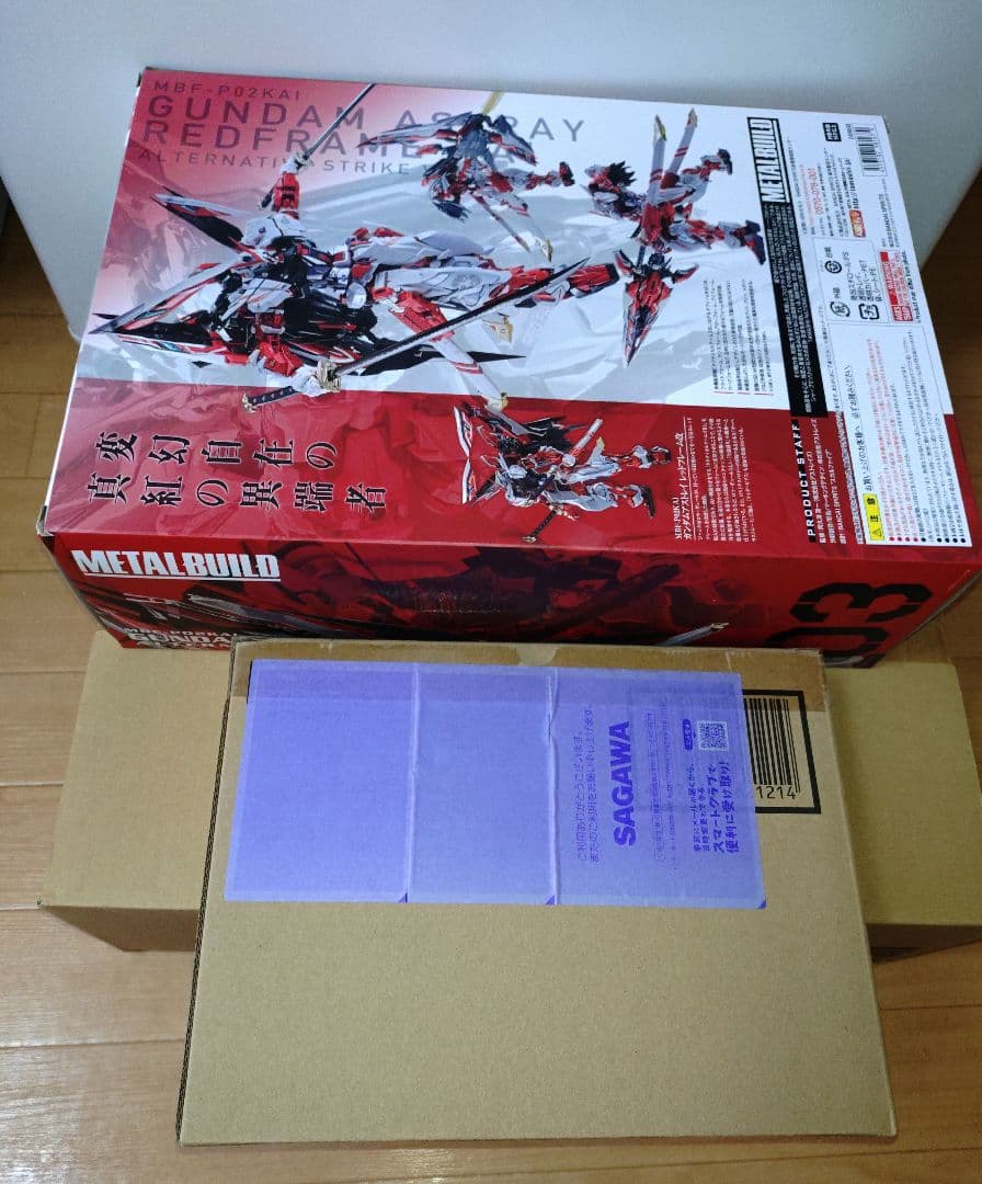 新品 メタルビルド ガンダムアストレイ レッドフレーム改 オルタナティブ他１