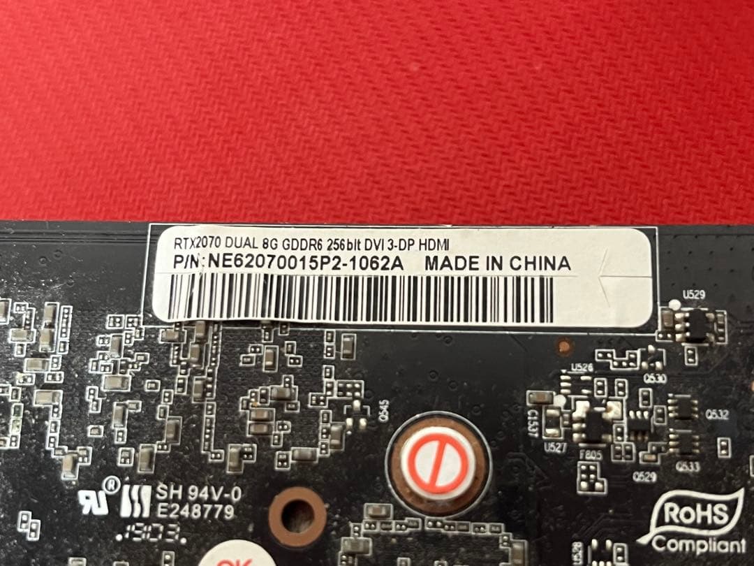 グラフィックボード・グラボ・ビデオカード PALIT GAP RTX 2070