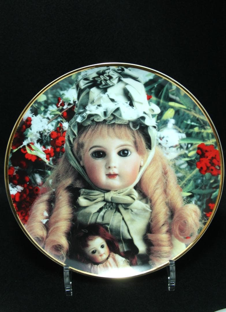 ☆4枚まとめ売り　アンティーク ビスクドール プレート ◎高品質