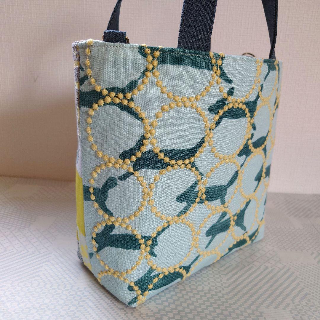 ミナペルホネン　パッチワーク　トートバッグ　ハンドメイド