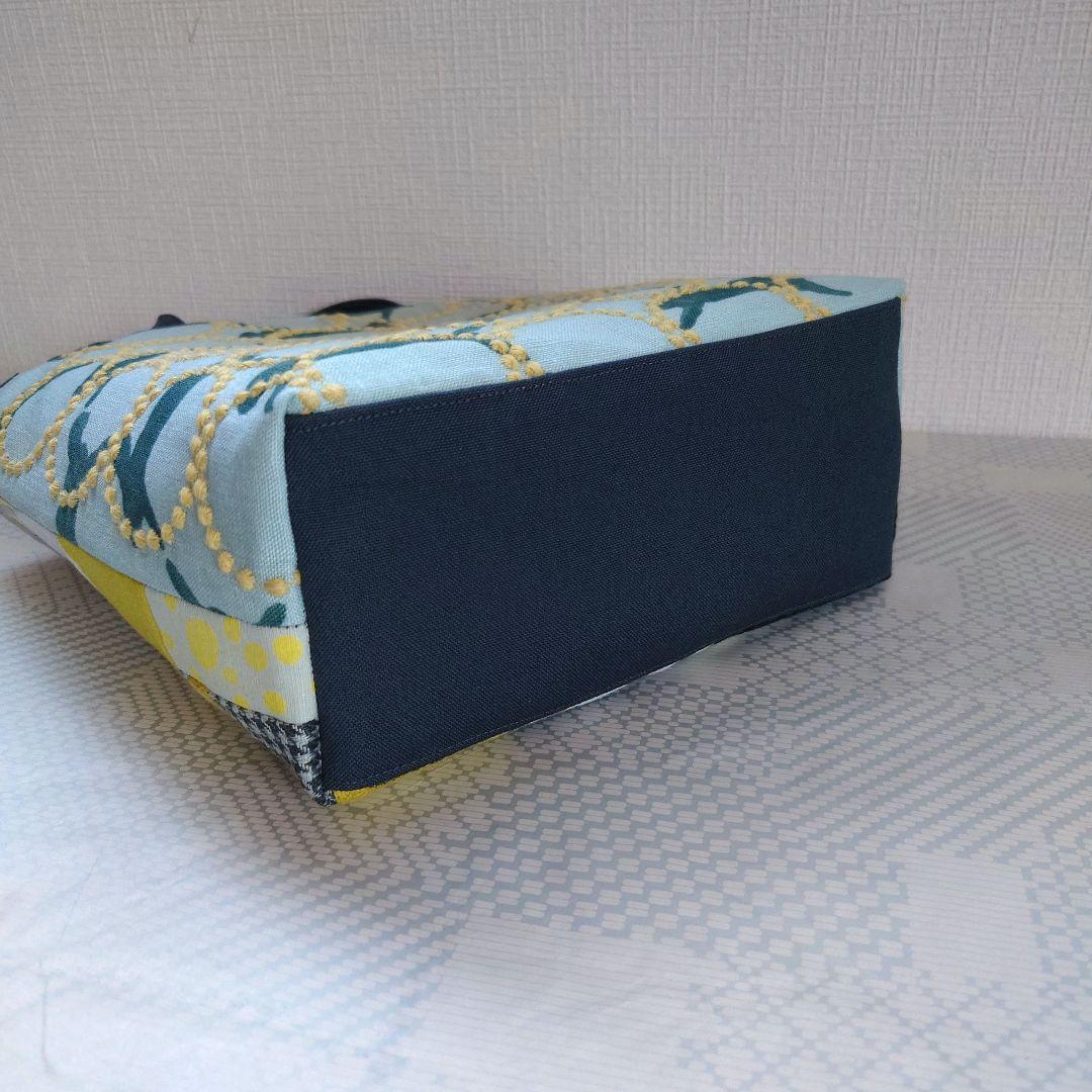 ミナペルホネン　パッチワーク　トートバッグ　ハンドメイド