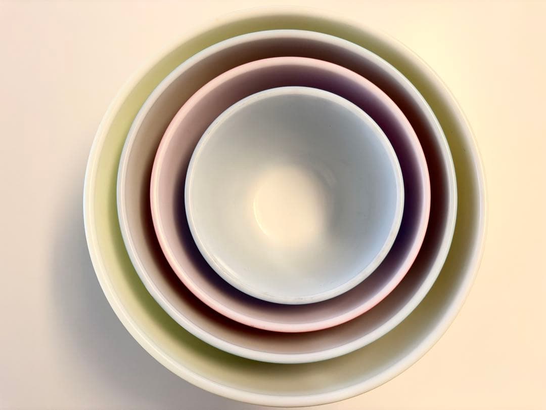 オールドパイレックス　ボウル　4点セット　デッドストック　アメリカ