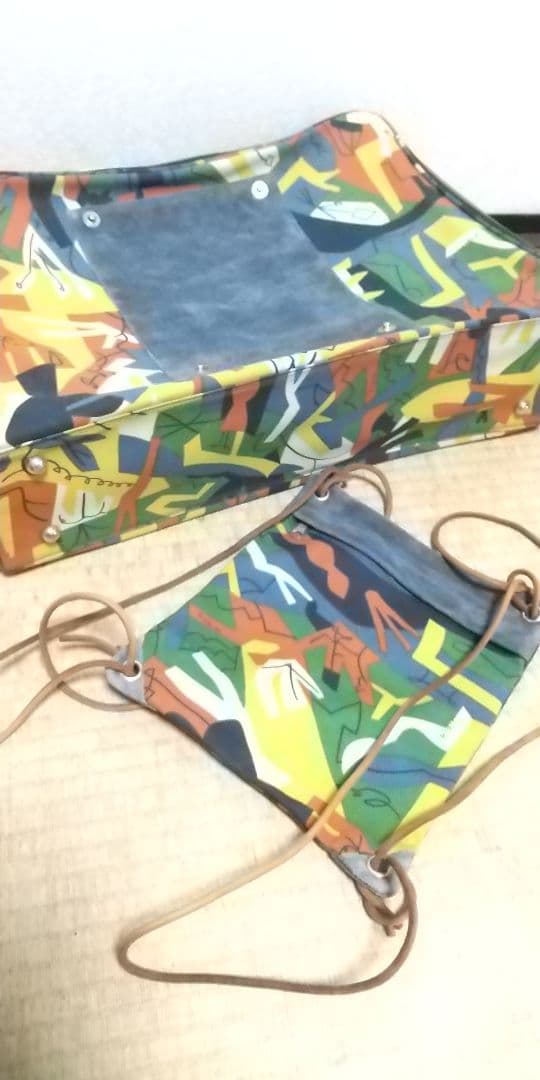 希少　日比野克彦　内藤こずえ　Ladder ヴィンテージ トラベルバッグ　激レア