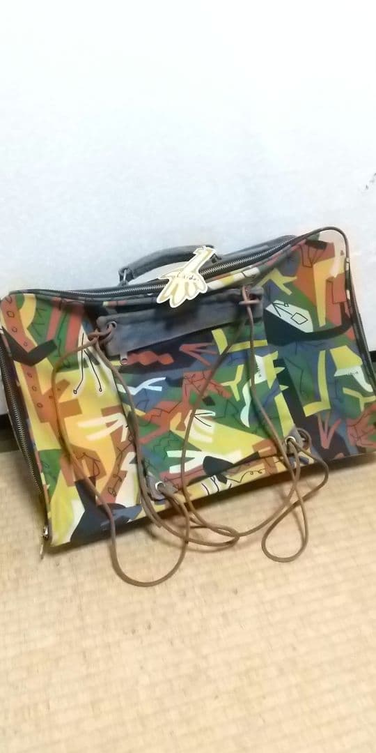 希少　日比野克彦　内藤こずえ　Ladder ヴィンテージ トラベルバッグ　激レア