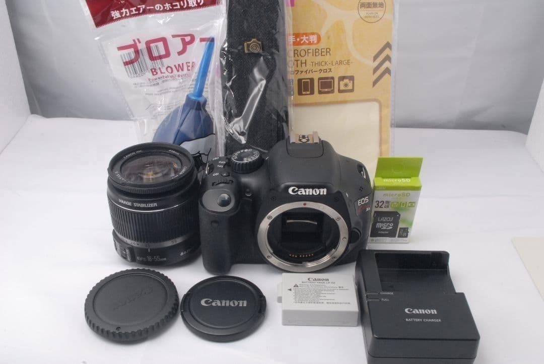 Canon Kiss X4☆入門機に最適手振れ補正レンズ☆おまけ付一眼レフカメラ