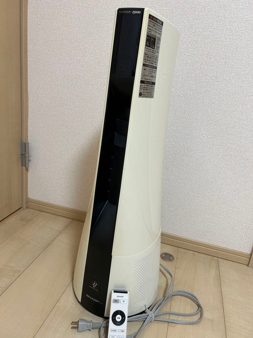 中古シャープスリムイオンファンHOT&COOLプラズマクラスター25000搭載