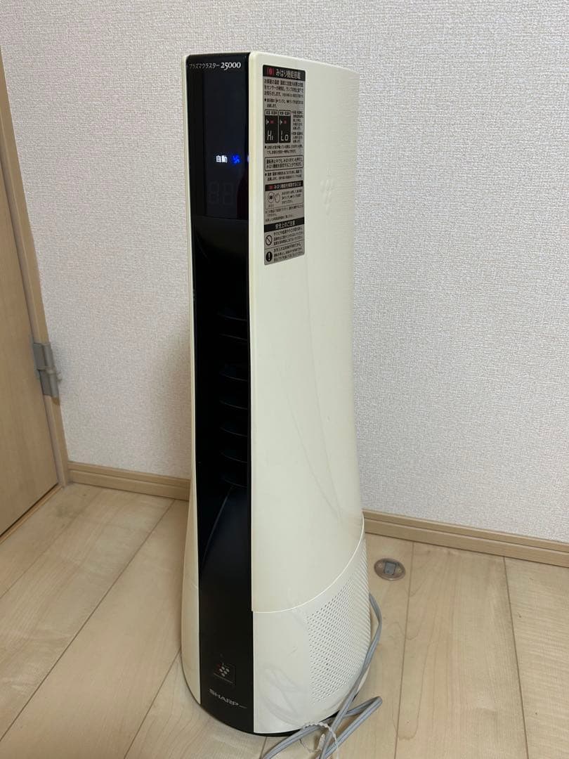 中古シャープスリムイオンファンHOT&COOLプラズマクラスター25000搭載