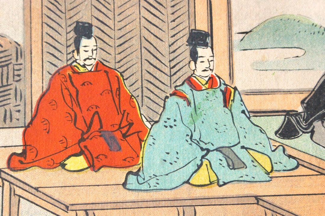 No5218 掛軸　「親鸞聖人御絵伝」　木版古仏画　紙本　仏教美術　送料無料