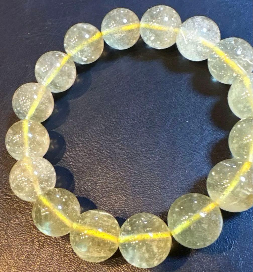 リビアングラス隕石　大玉ブレスレット② 開運招福