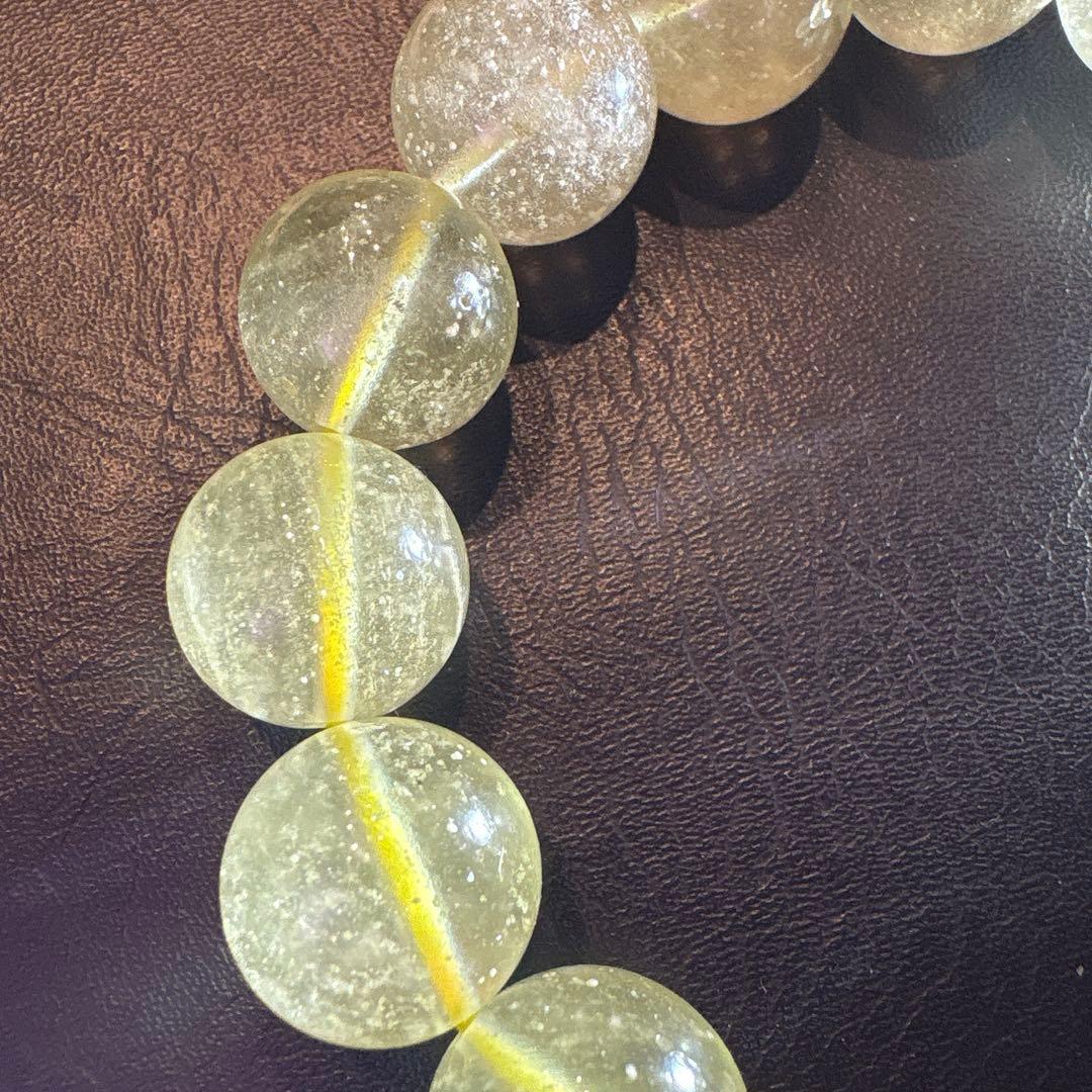 リビアングラス隕石　大玉ブレスレット② 開運招福