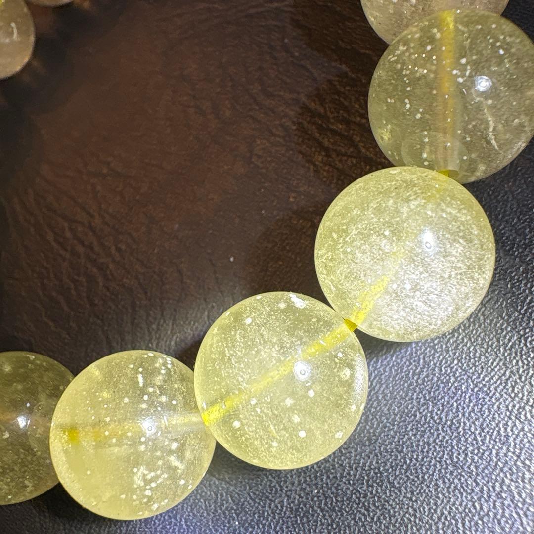 リビアングラス隕石　大玉ブレスレット② 開運招福