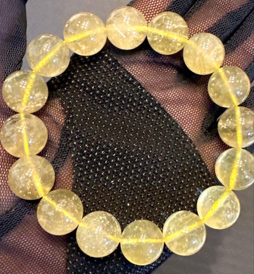 リビアングラス隕石　大玉ブレスレット② 開運招福