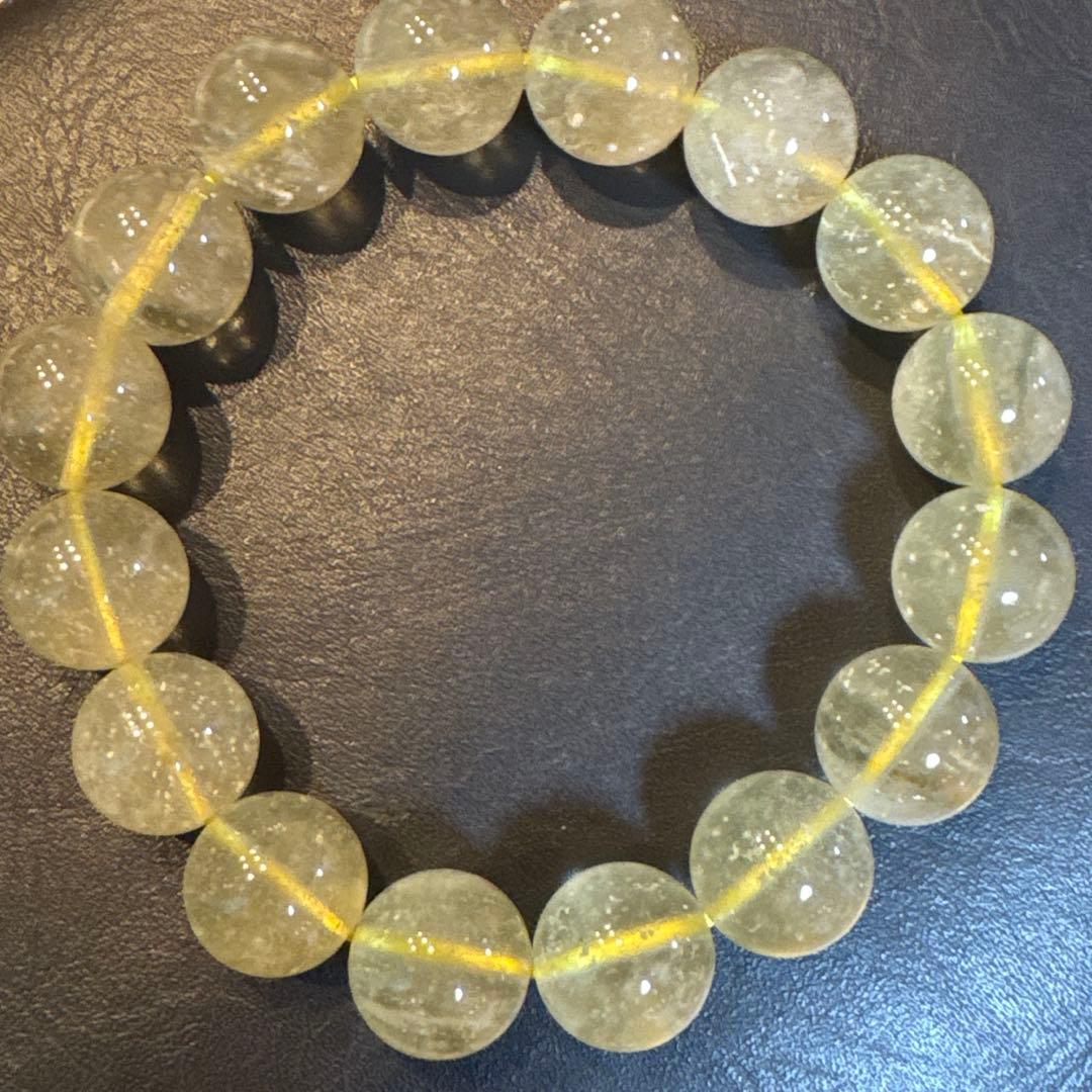 リビアングラス隕石　大玉ブレスレット② 開運招福