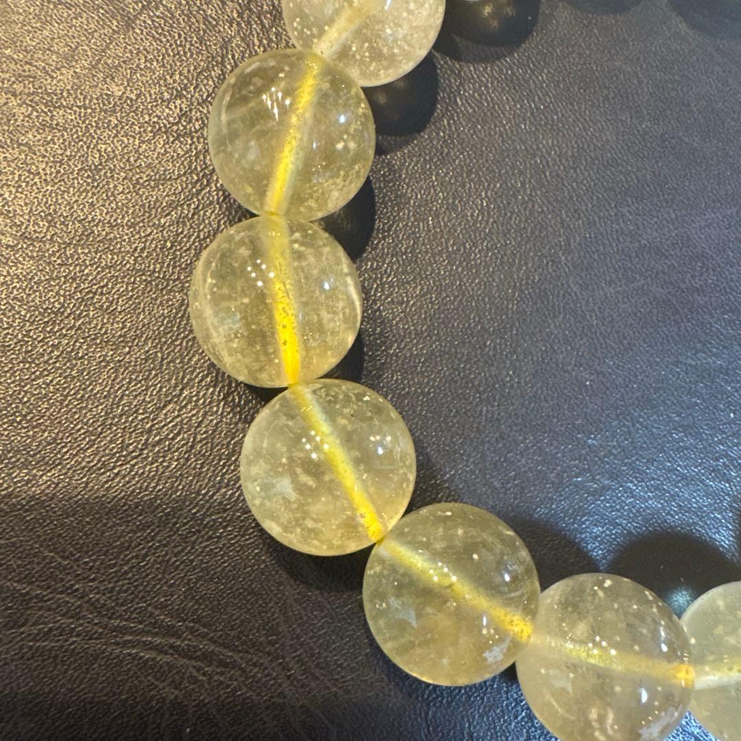 リビアングラス隕石　大玉ブレスレット② 開運招福