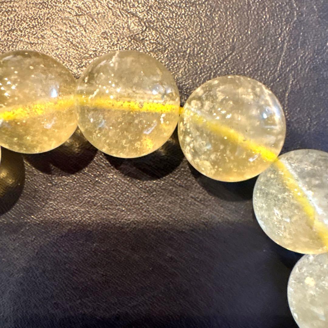 リビアングラス隕石　大玉ブレスレット② 開運招福