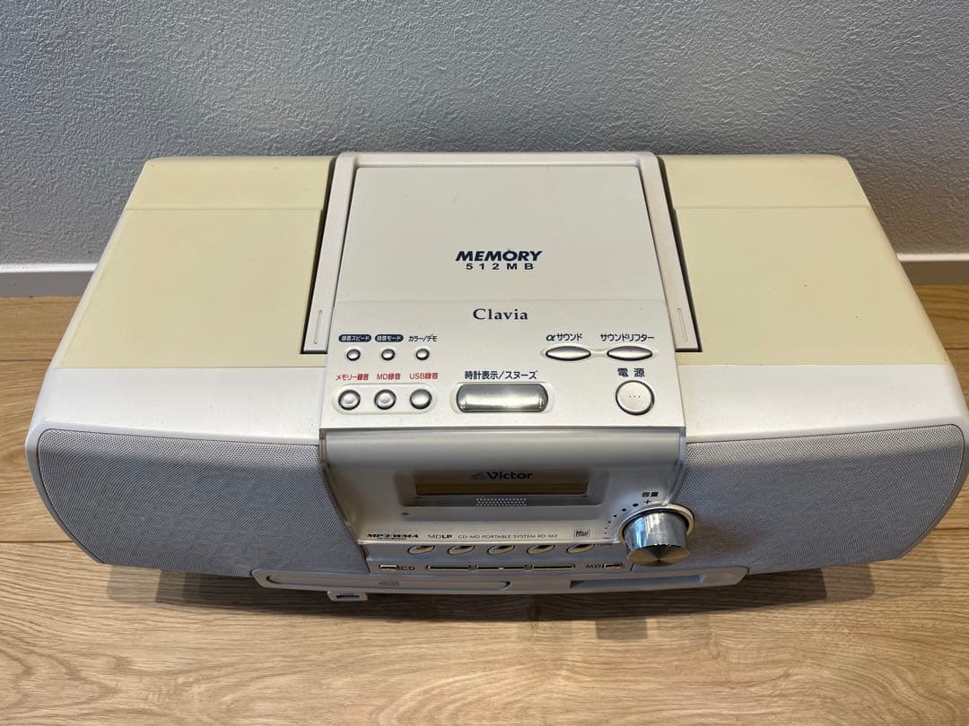 ラジオ・コンポ Victor Clavia RD-M2-W 512MB