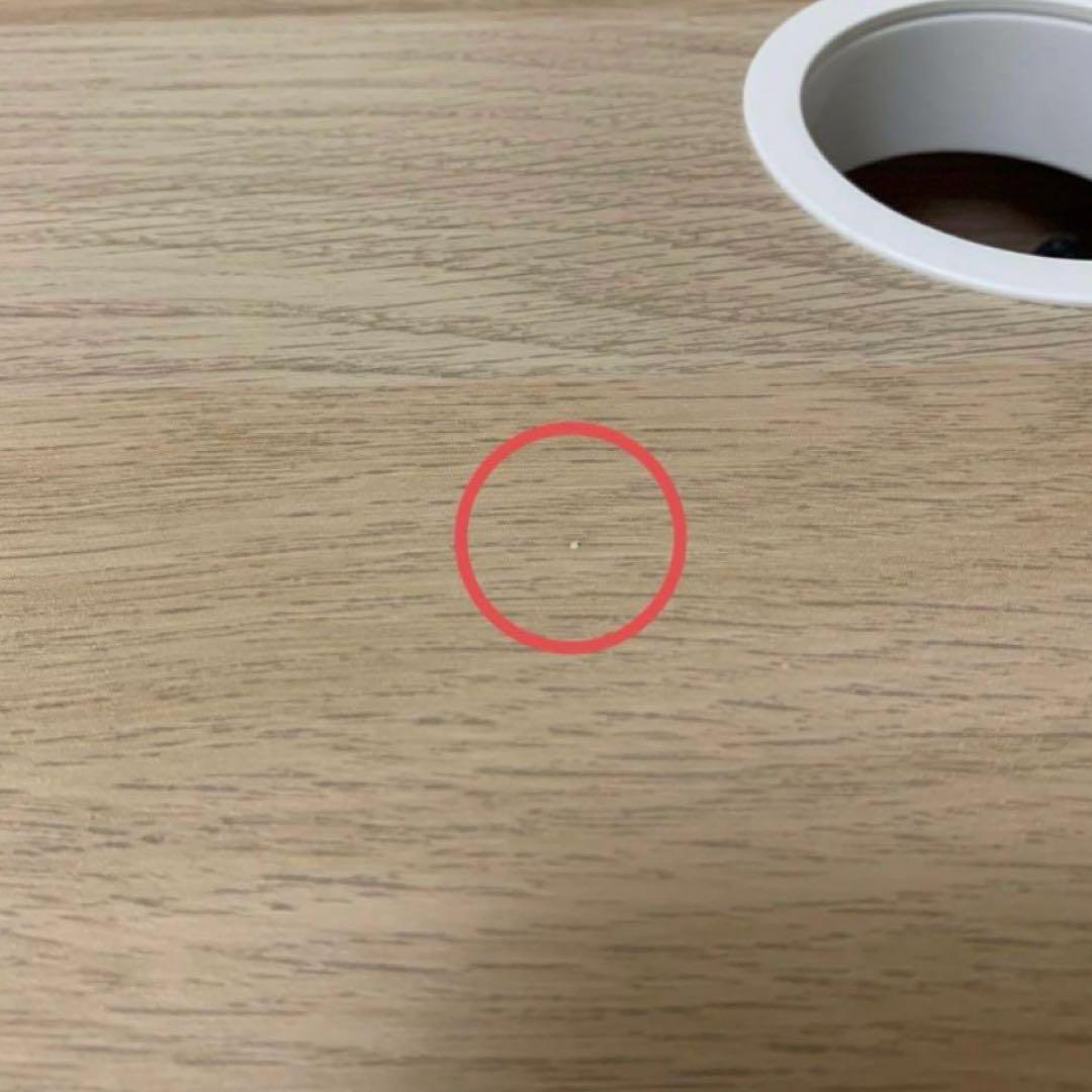 IKEA ミッケ デスク ホワイト×オーク 完成品 送料込み