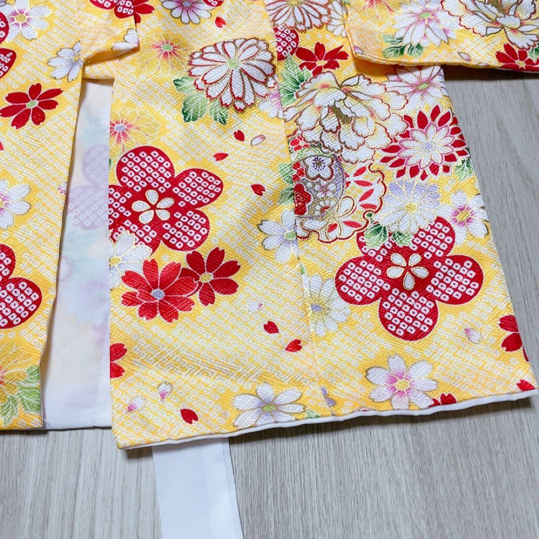 七五三 3歳 着物セット　被布　草履　足袋　髪飾り