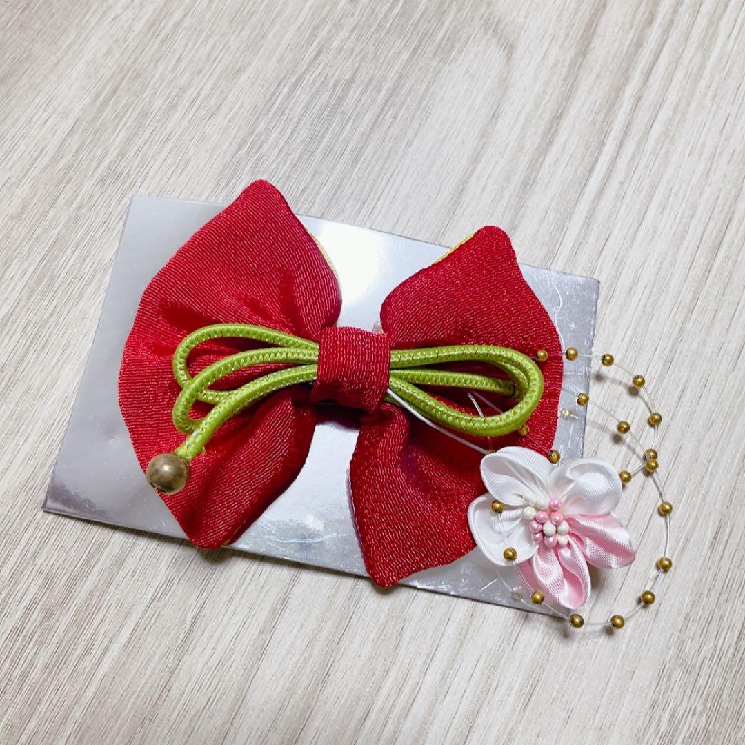 七五三 3歳 着物セット　被布　草履　足袋　髪飾り