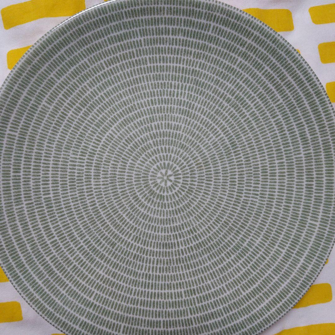 ARABIA 24h アベック　プレート　20cm グリーン2枚セット