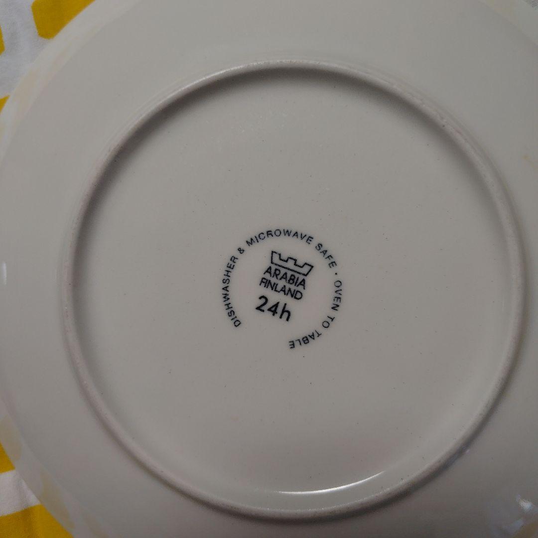 ARABIA 24h アベック　プレート　20cm グリーン2枚セット