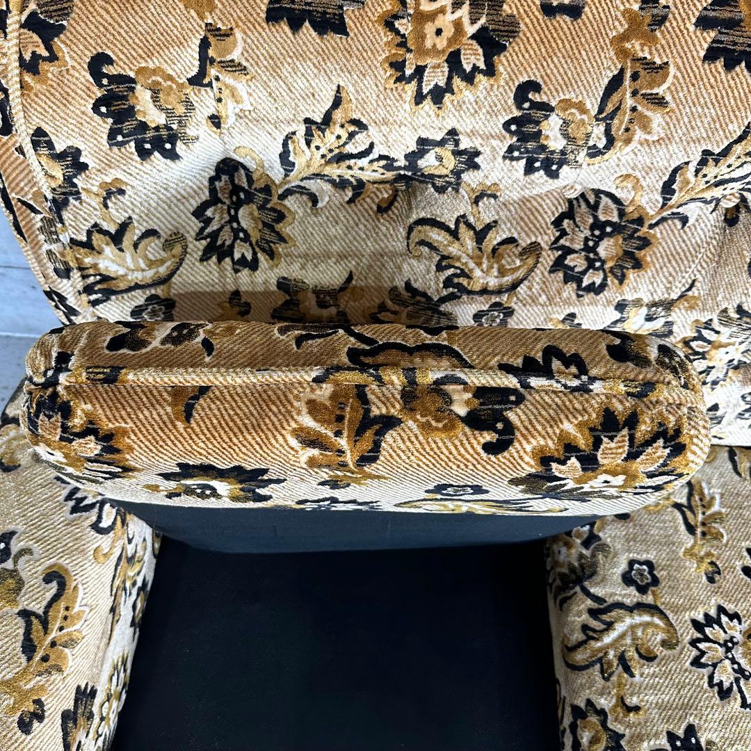 ✿昭和レトロ✿ 金華山 3人掛けソファ アームソファ ヴィンテージ アンティーク