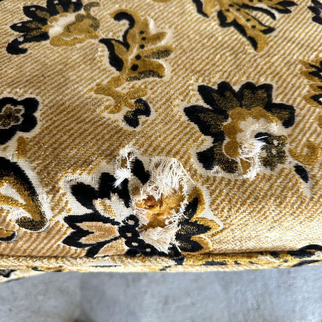 ✿昭和レトロ✿ 金華山 3人掛けソファ アームソファ ヴィンテージ アンティーク