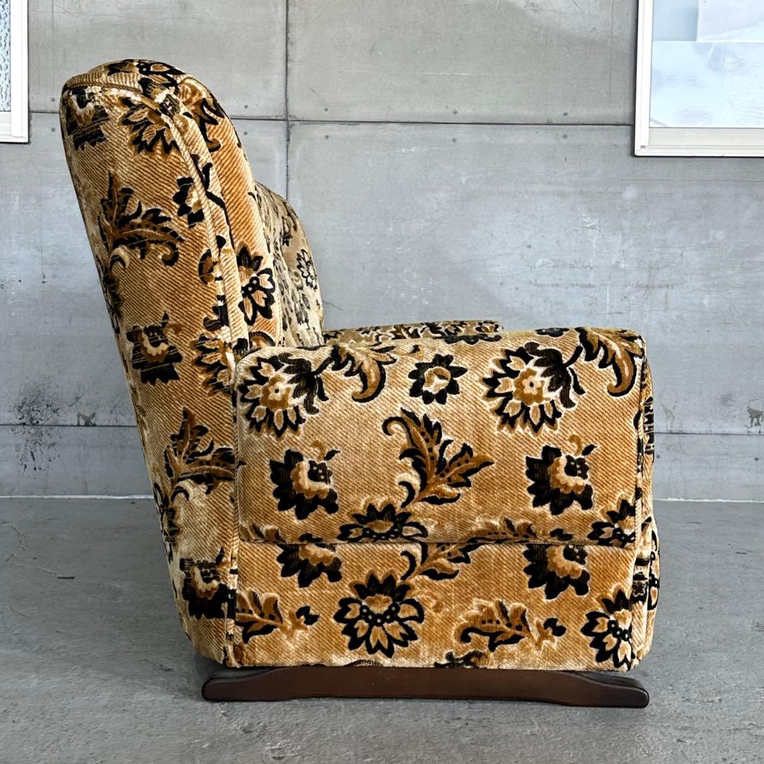 ✿昭和レトロ✿ 金華山 3人掛けソファ アームソファ ヴィンテージ アンティーク