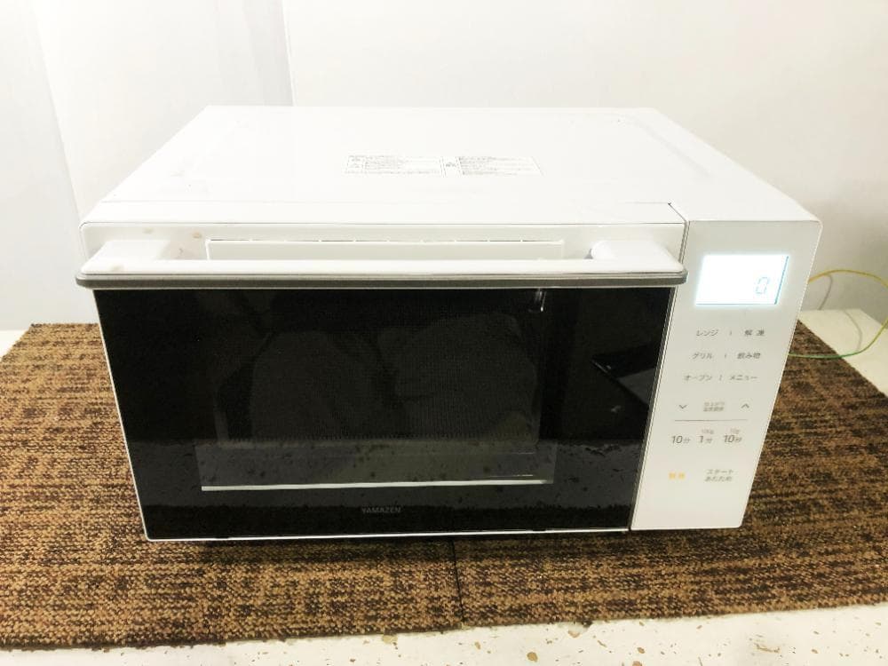 ★2024年製★山善 18L オーブンレンジ【YRJ-F183TV-W】GAPQ