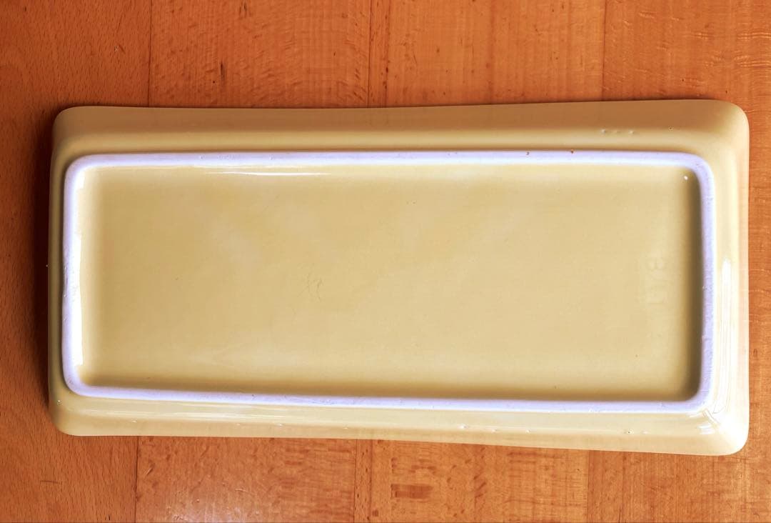 ARABIA TEEMA ロングプラター 30cm 廃盤イエロー　希少