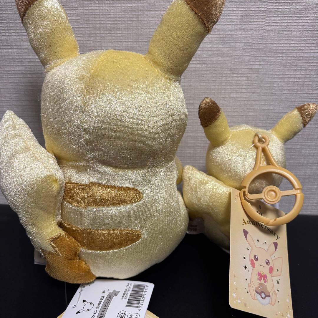 ピカチュウ 30周年記念 ぬいぐるみ&マスコットセット