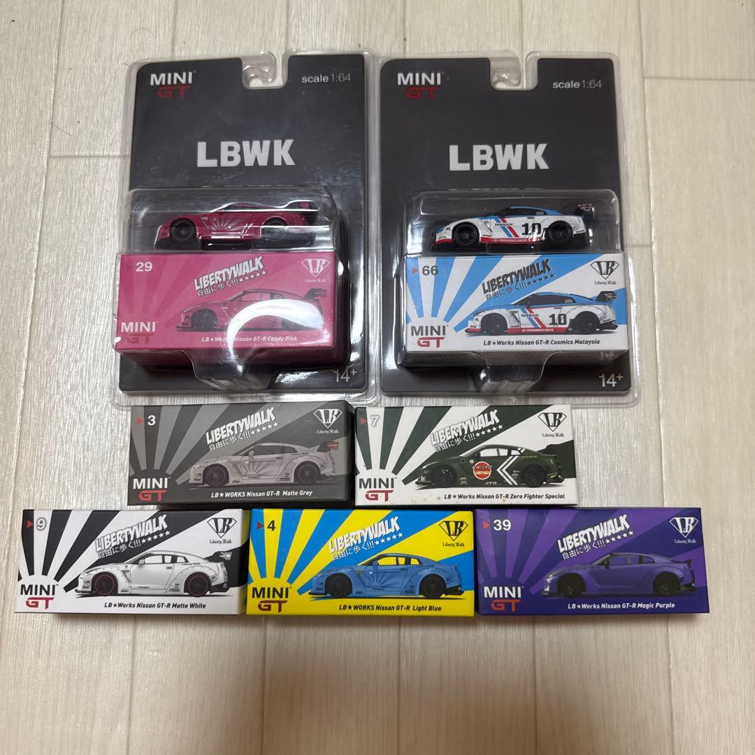 MINI GT リバティーウォークR35 7台セット