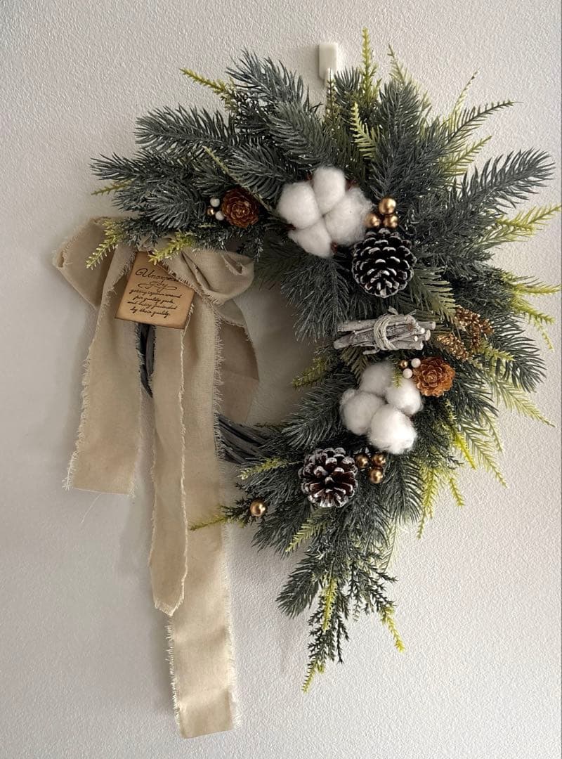 ＊Yoshio　フラワーリース＊　特大　玄関リース　クリスマスリース