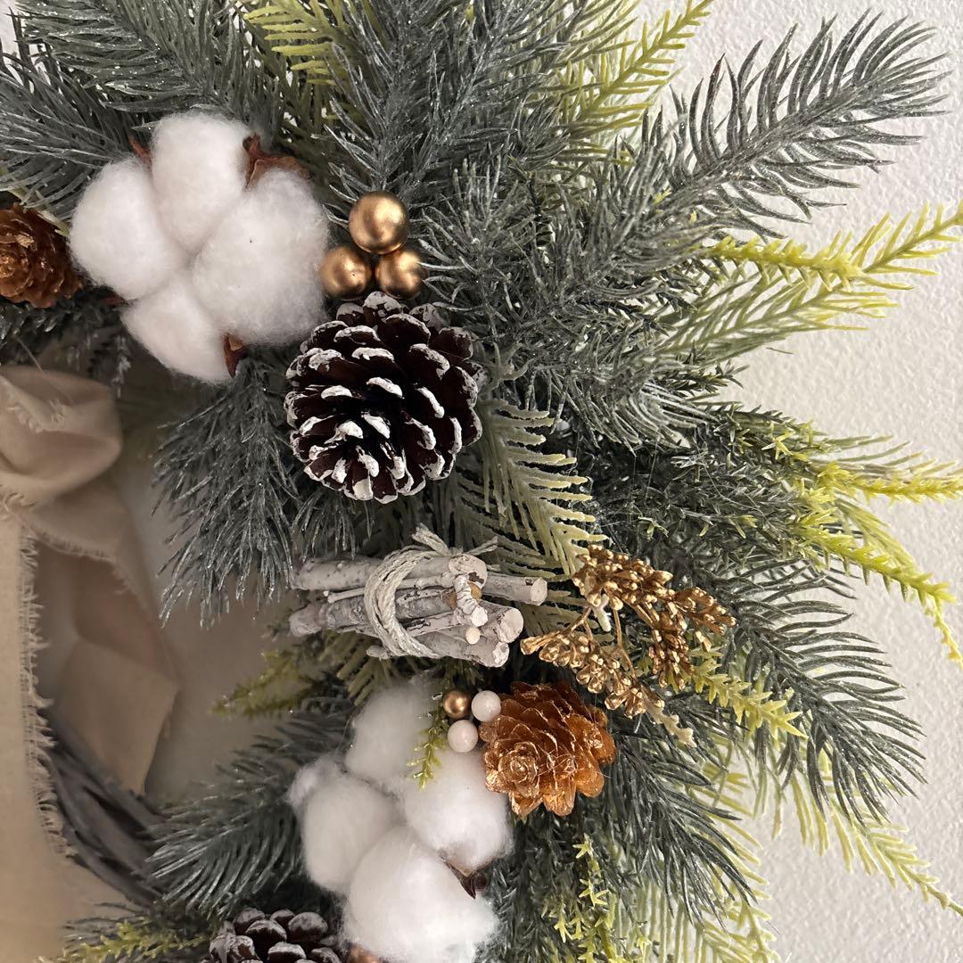 ＊Yoshio　フラワーリース＊　特大　玄関リース　クリスマスリース