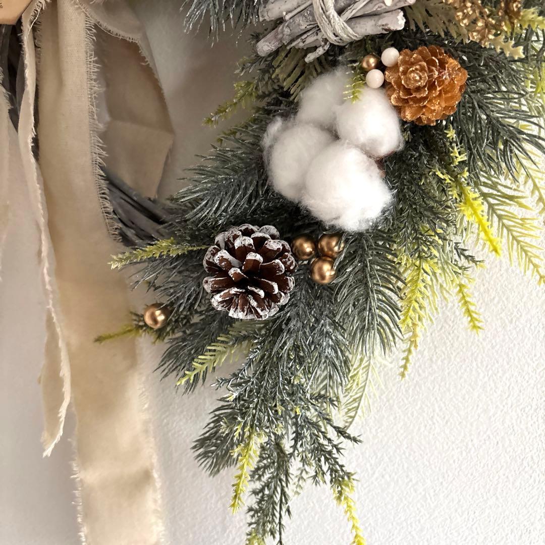 ＊Yoshio　フラワーリース＊　特大　玄関リース　クリスマスリース