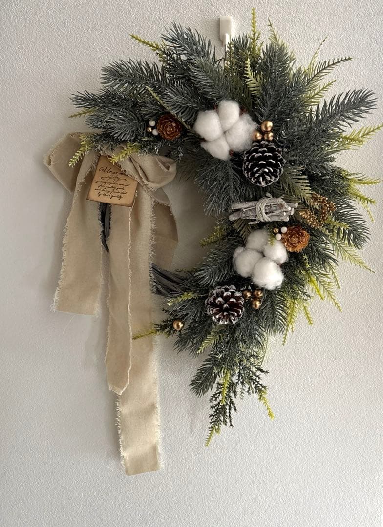 ＊Yoshio　フラワーリース＊　特大　玄関リース　クリスマスリース